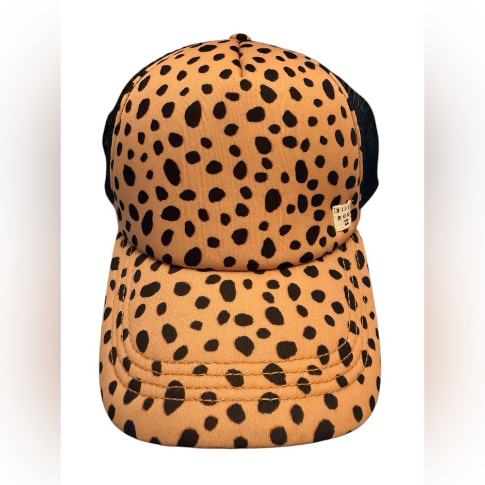 Billabong Women's Heritage Mashup Trucker Hat cheetah/leopard print